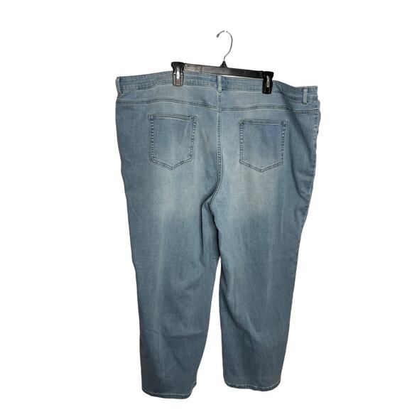 logo by lori goldstein boyfriend jeans 26W plus size denim jeans - Picture 2 of 2